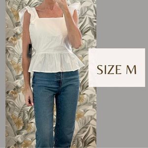 White Tie Open Back Tank